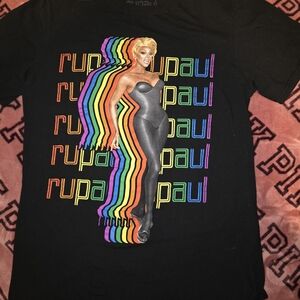 Black RuPaul Graphic Tee - Short Sleeve